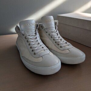 Jimmy Choo Leather High Sneaker